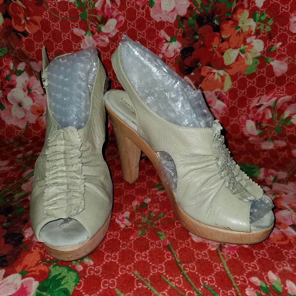 LOEFFLER RANDALL WOODEN HEELS